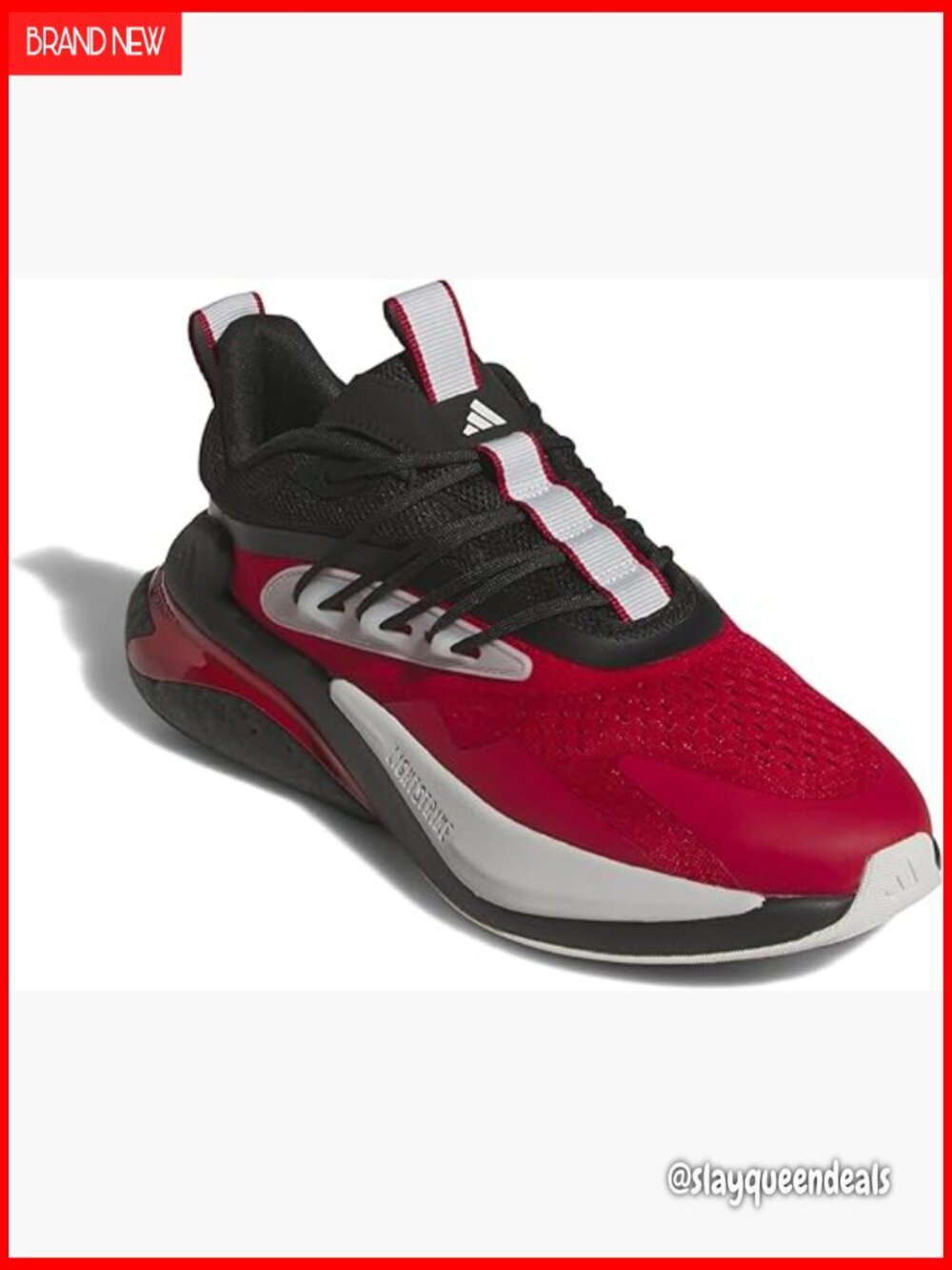 Men's Running Sneakers with BOOST Cushioning, Lace-Up Athletic Shoes